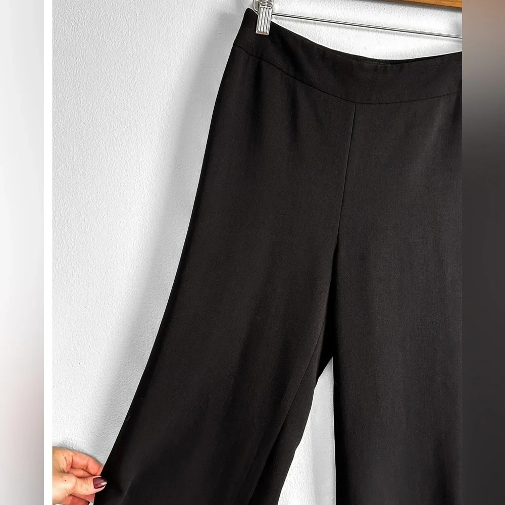 Giorgio Armani Women's Black Wool High Waist Dress Pants Italy size 36 or 4 - Picture 4 of 12
